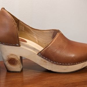 Free People Wooden Pumps